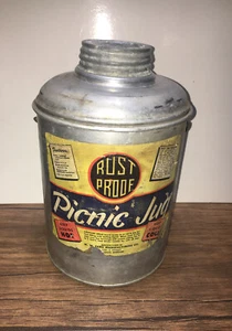 Vintage RUST PROOF Picnic Jug by W.W.FARIS MANUFACTURING CO. St.Louis, Missouri - Picture 1 of 11