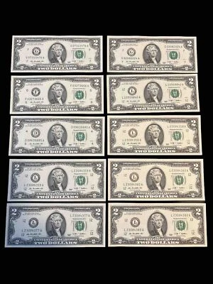 25 ($2) TWO DOLLAR BILLS - CIRCULATED - (2009 SERIES) - Image 1 of 4