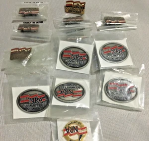 NRA Committee Member assorted new vintage (13) pins - Picture 1 of 3