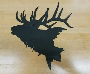 Elk Head Large metal wall art plasma cut decor gift idea - Picture 1 of 1