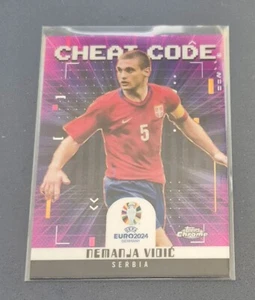 NEMANJA VIDIC, SERBIA, CÓDIGO DE TRUCOS, CC-12, Topps Cromo UEFA EURO 2024 - Imagen 1 de 1