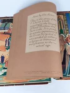 The Infant Christ Story & Pictures by GEORGE CHRISTIAN 1944 1st Edition Collage  - Foto 1 di 20
