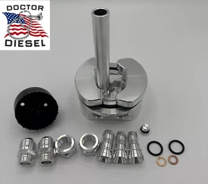 Billet Aluminum Diesel Sump W/ Integrated Return For Cummins Duramax Powerstroke - Picture 1 of 3