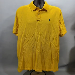 Polo Ralph Lauren Amarillo Profundo Para Hombre Talla XL 100% Algodón - Imagen 1 de 6