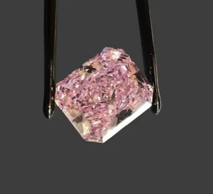 3 Ct Radiant Cut Lab-Grown sweet pink Diamond D Grade VVS1 Grad Quality Gemstone - Picture 1 of 5