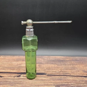 Devilbiss Dental Atomizer Green Glass Vintage Medical Dentist Oddities - Picture 1 of 7