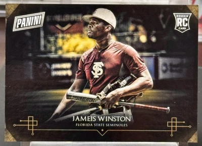 Tarjeta de novato Jameis Winston 2015 Panini Black Friday FSU SEMINOLES ¡Béisbol RC! Foto 1 de 3