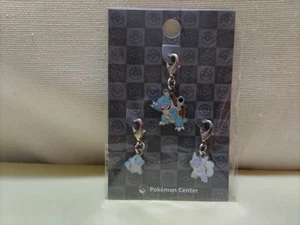 Pokemon Center Metal Charm Key Chain Squirtle Wartortle Blastoise 2024 Ver. - Picture 1 of 4