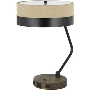 CAL Lighting & Accessories BO-2758DK-BK Parson Desk Lamp Black - Picture 1 of 2