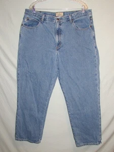 LL Bean Classic Fit Flannel Lined Jeans 40x30 (39x30 actual) 100220 Excellent - Picture 1 of 4