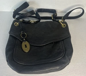 Fossil 1954 Long Live Vintage Pebble Leather Magnetic Closure Crossbody Bag - Picture 1 of 8