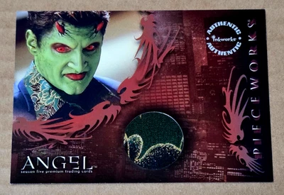 Inkworks Angel Season 5 PW7 Andy Hallett Pieceworks Wardrobe Relic - Image 1 of 2
