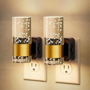 Warm Light Plug-in LED Wall Light Adjustable Bedroom Bedside Lamp Background - Picture 1 of 12