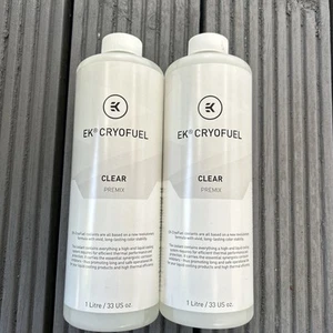 EK Water Blocks EK-CryoFuel Clear (Premix 1000mL) Cooling Fluid X2 - Photo 1/8