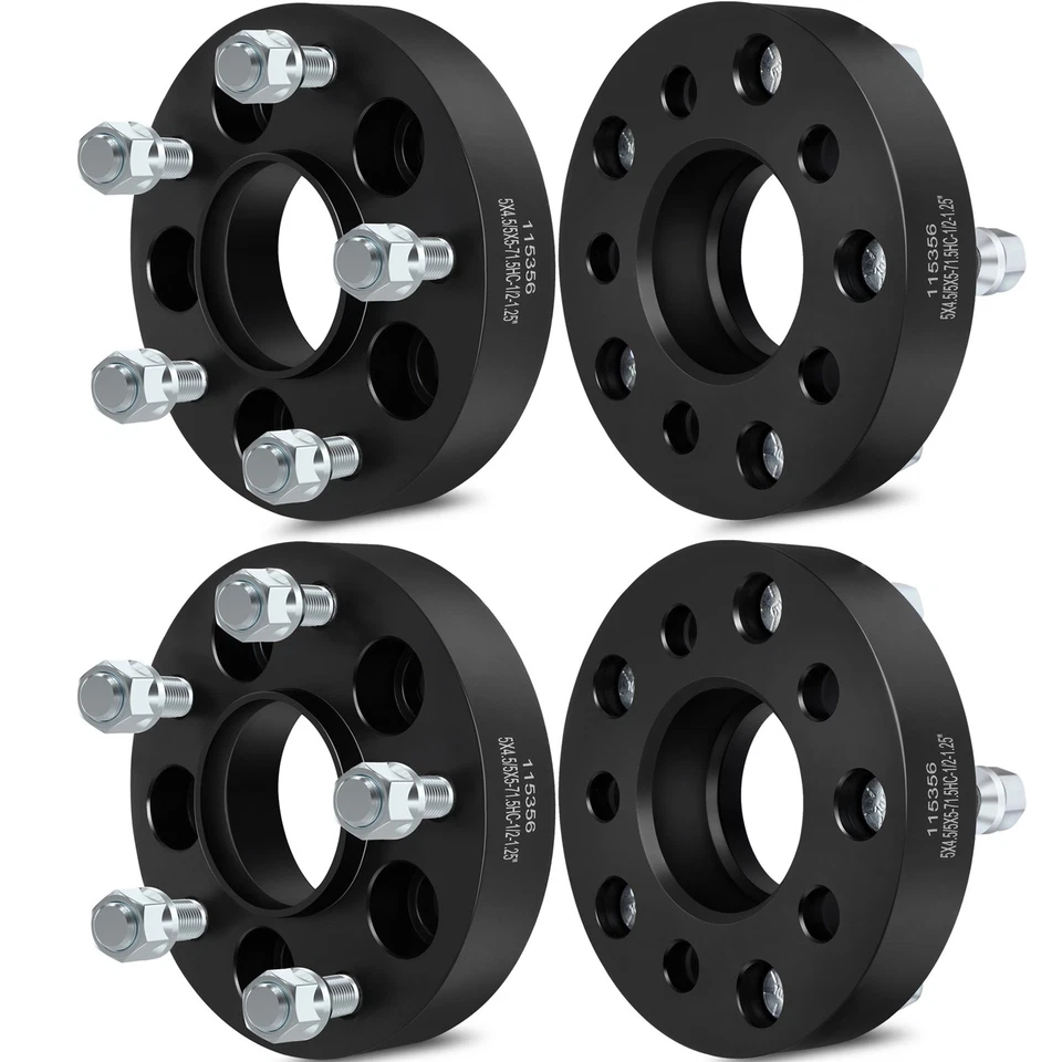 4X 1.25" 71.5mm 5x4.5 to 5x5 Hubcentric Wheel Spacers 5 Lug For Jeep Cherokee Foto 1 de 4