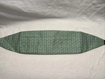 Vineyard Vines ~ LOGOTIPO verde menta novedad 100 % SEDA cummerbund talla única para todos Foto 1 de 4