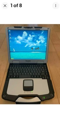 PANASONIC CF-30 TOUHBOOK 1.6GHZ 笔记本电脑 RUGGED TUGH 书 256GB 4GB WIN 7 触摸 — 第 1/2 张图片