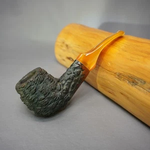 Lorenzo Imperia Elba 8686 Rusticated Bentwood Briar Tobacco Estate Pipe - Picture 1 of 17