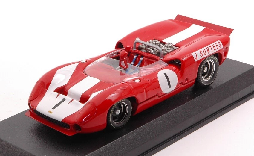 LOLA T70 MK.2 SPYDER N.1 WINNER BRANDS HATCH 1966 JOHN SURTEES 1:43 - Immagine 1 di 1