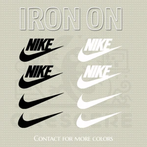 Black & White Iron-Ons ⚫ 2" Transfer Set - Picture 1 of 1