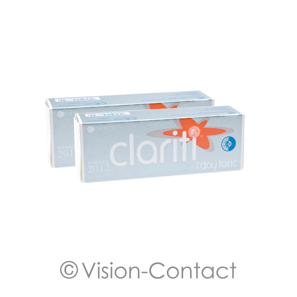 Clariti 1Day toric 2 x 30 torische Kontaktlinsen Tageslinsen von CooperVision