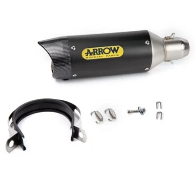 Terminale Scarico Arrow + DB Killer removibile - UNIVERSALE MOTO SCOOTER QUAD - Immagine 1 di 3
