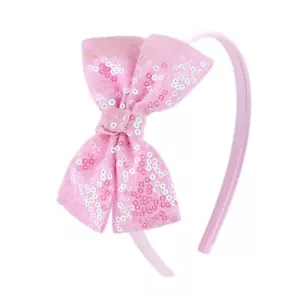 Sparkly Sequin Hair Bow Headband for Girls Kids and Toddlers - Fashion Cute B... - Picture 1 of 9