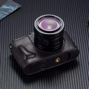 Handmade Genuine Leather Camera Half Case Bag Cover Half Body For LEICA Q/QP Q2 - Picture 1 of 13