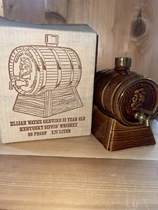 Elijah Wayne Original Whisky Fass Dekanter Spieluhr mit Original Box - Bild 1 von 12
