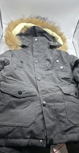BOPPY PIG Puffer Hooded Drawstring Zip Kids Child Coat Jacket Unisex 4-5 Years - Picture 1 of 2