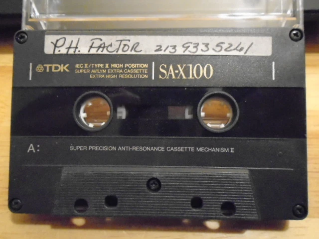 RARE PROMO PH Factor DEMO CASSETTE TAPE gospel r&b '90s Black Grass 5 trax L.A.  Foto 1 de 1