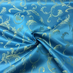 Damask Jacquard Brocade Vine Fabric 118" By the Yard MANY COLORS! - Picture 1 of 19
