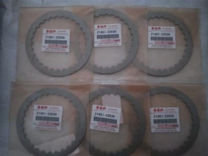 SUZUKI RGV 250 SP VJ22 OEM DRY CLUTCH METAL DISCS PLATES SET 21451-22D30 RGV250 - Picture 1 of 6
