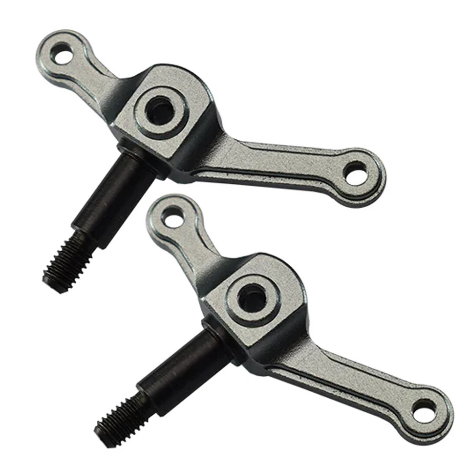 GPM Racing Aluminum Front Knuckle Arm Grey for 1/14 Tamiya Truck - Image 1 of 1