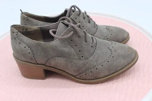 Maurice’s Women HEEL GREY LACE UP  Boots Size 8M - Picture 1 of 7