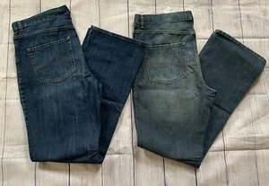 2 Pair The Childrens Place Bootcut Jeans Size Boys 20 Husky NWT - Picture 1 of 4