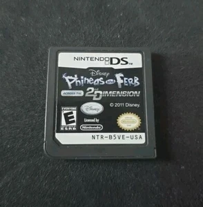 Nintendo DS - Cart ONLY - PHINEAS & FERB: ACROSS THE 2nd DIMENSION - Picture 1 of 1