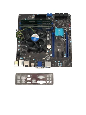 MSI B85M-G43 + i7-4770K + 32 GB RAM | Mainboard Bundle | LGA1150 Bundle | i7 CPU - Bild 1 von 2