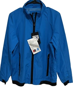 STORMTECH Performance Men Full Zip Electric Blue Clipper Shell Wind Jacket M NEW - Picture 1 of 8