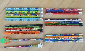 30 Bleistifte mit verschiedenen Themen, Patriotisch, Geburtstag, Halloween, Sport, Filme - Bild 1 von 6