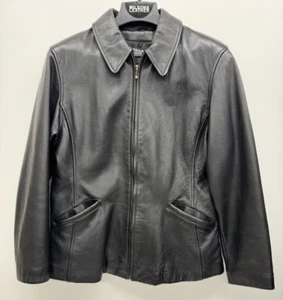 Chaqueta Wilson's de cuero negra con aislamiento térmico Thinsulate para hombre talla L - Imagen 1 de 13