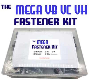BRAND NEW VB VC VH MEGA FASTENER KIT, HOLDEN COMMODORE (SCREWS, CLIPS, BOLTS, W - Bild 1 von 8