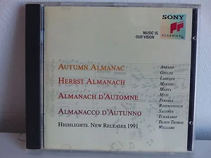 CD ALBUM Highlights , New release Autumn almanac 1991 SONYSXK 47240 - Picture 1 of 1
