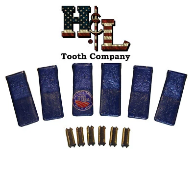 230SP H&L Tooth Original Backhoe Bucket Teeth (6 Pack) USA Forged +23FP Flexpins - Image 1 of 4