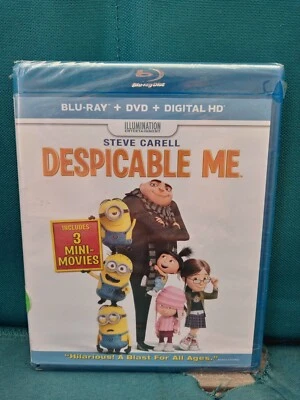 DESPICABLE ME (Blu-Ray + DVD + Digital HD) NEW, Sealed - Image 1 of 3