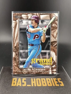2024 Topps Mike Schmidt Grand Gamers HOF #GOG-5 Phillies Series 1 Mint - Image 1 of 2