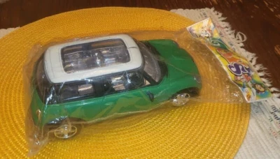 mini cooper plastic toy car new in package import - Image 1 of 3