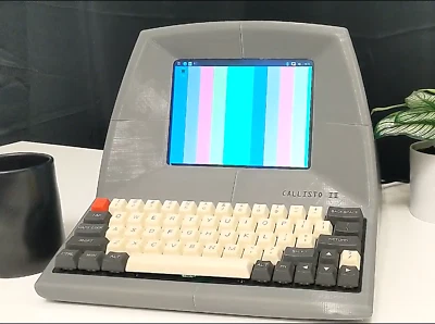 "Callisto II" Custom Retro Computer Case Kit, Vintage Terminal 3D Printed w/ LCD - Image 1 of 4