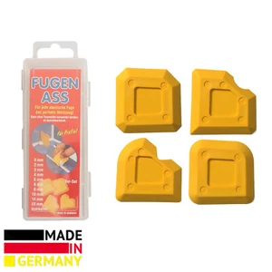 Fugenabzieher Silikonabzieher Glättespachtel Glättwerkzeug Silikonfugen 4er Set - Bild 1 von 7