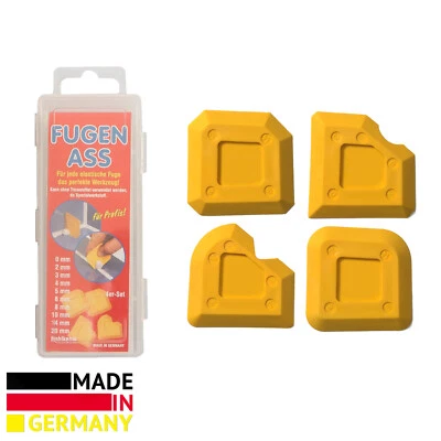 Fugenabzieher Silikonabzieher Glättespachtel Glättwerkzeug Silikonfugen 4er Set - Bild 1 von 4